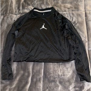 Nike dri-fit long sleeve black tee